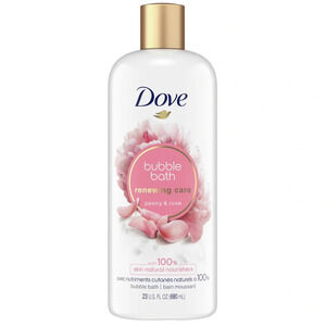 Dove Renewing Care Peony & Rose Bubble Bath 23oz